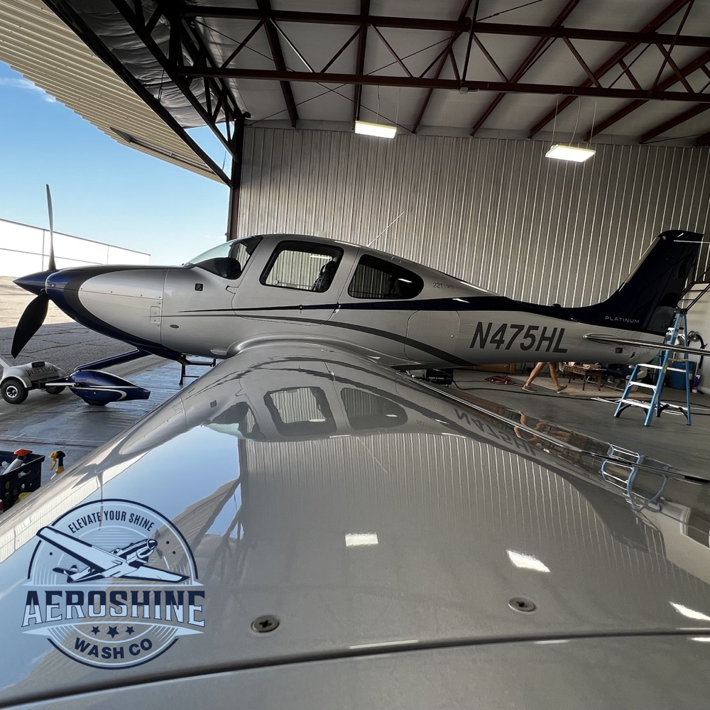 N475HL after an Aeroshine wash
