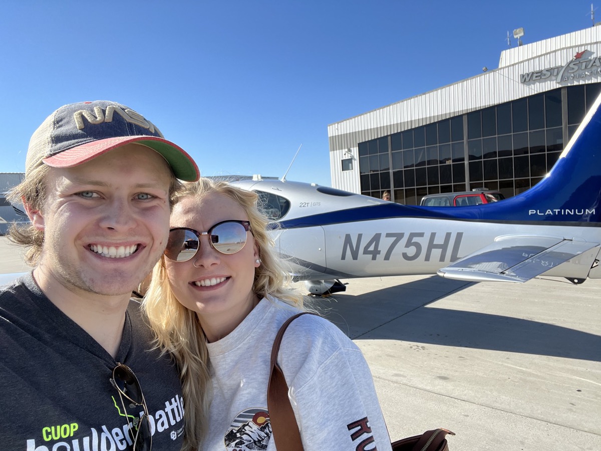 Jake and Sam in front of N475HL